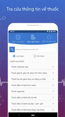 Chẩn đoán bệnh - Tra cứu thuốc android App screenshot 4